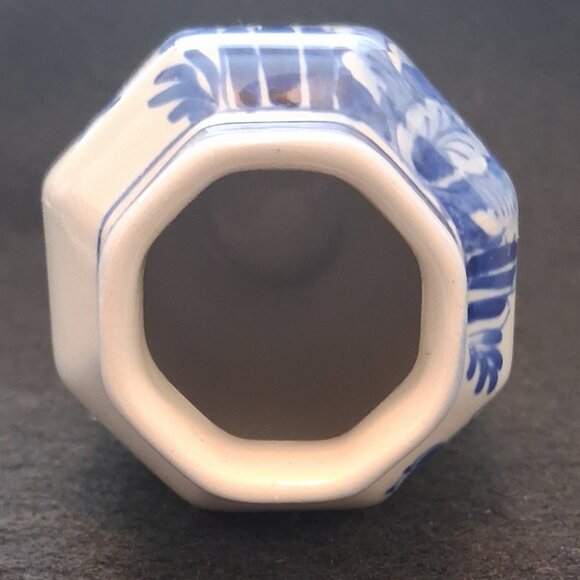 Royal Delft Hand Painted 5.5" Octagonal Vase 1969 De Porceleyne Fles MH van Oort - Picture 7 of 7